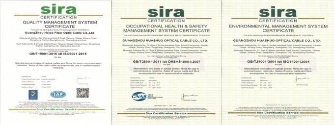 잠수함 광케이블 GYTA33 12/24/48 코어 이중 피복 보강 아머 광섬유 장비 공급 7