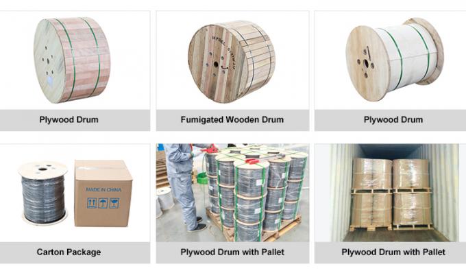 공장 재고 야외 이중 장갑 GYTS53-96 코어 광섬유 케이블 이중 자켓 G652D 당일 배송 19