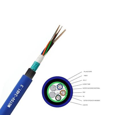 Multi Loose Tube Miner Duct Fiber Optic Cable MGTSV-24B1.3