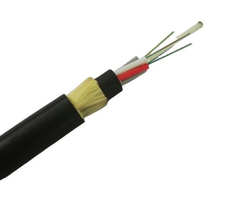 ADSS Dielectric Fiber Optic Cable FRP Strength For Overhead