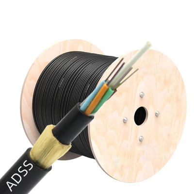 Hot Sale Singlemode Aerial Fiber Optic Cable 12 24 48 96 144 Core fibra optica adss/asu/gyxtw/gyta for duct