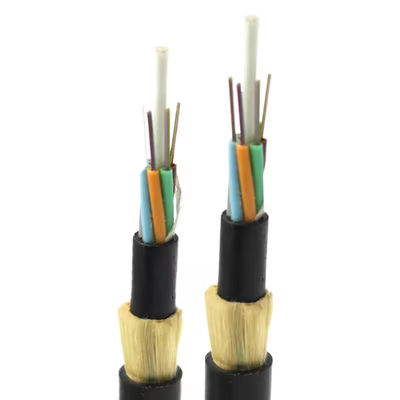 품질  Single Mode ADSS Fiber Cable G652D Double Sheath Long Span Aerial Network 공장