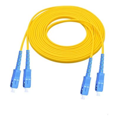 Single / Multi Mode Fiber Optic Patch Cord SC/LC/ST-UPC/APC 9/125 LSZH