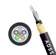 품질  G652D ADSS Fiber Optic Cable Double Jacket 72 Core Aerial Self Supporting 공장