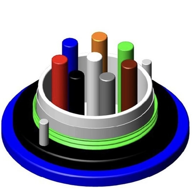MGXTSV LSZH Fire Retardant Armored Fiber Optic Cable Mining Duct Telecom