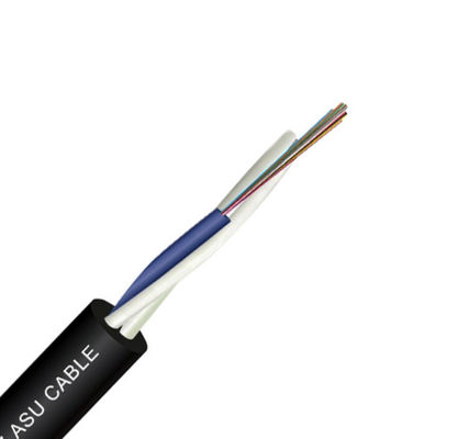 품질  Two FRP Strength Member ASU 80 Aerial Fiber Optic Cable 12 Core GYFFY 공장