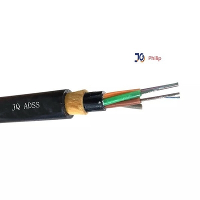 옥외 ADSS 느슨한 관 FRP 12 24 48 72 96 144 핵심 단일 모드 섬유 케이블