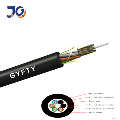 GYFTY 24 FO 언아머드 지중 케이블 G652D 12 24 48 광섬유 케이블