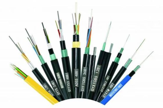 한 개의 방식 G.652D 2-144 섬유 1km-5km 길이 광섬유 케이블