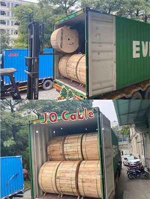 모든 다이 일렉트릭 자 지원 ADSS 스판 100m 광섬유 케이블 24 코어