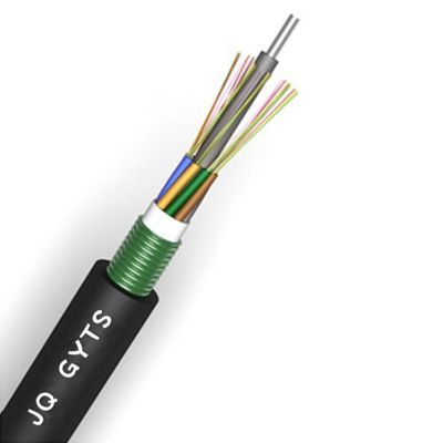 GYTS 광섬유 케이블 48 코어 HDPE 재킷 장갑 직장 도관 광 케이블
