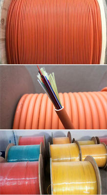 실내 LSZH 광케이블 4 코어 6 코어 8 코어 12 코어 24 코어 48 코어 단일 모드 광섬유 케이블 GJFJV