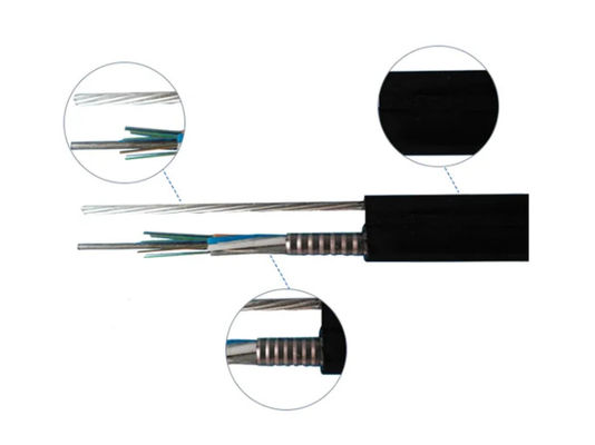 아웃도어 오버헤드 광섬유 그림 8 APL 장갑 케이블 GYTC8A GYFTC8A