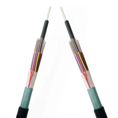 PSP 장갑 야외 모든 건조 광섬유 케이블 GYFS 철강 테이프 또는 FRP로 장갑