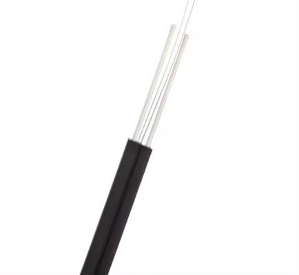 FTTH 광섬유 낙하 케이블 실내 GJXFH 2 FRP 철선 강도 구성원