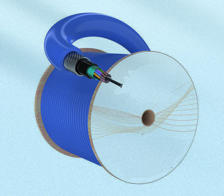 공장 LSZH MGTSV33 강철선 장갑 광업 광섬유 케이블 불 retardant G652D 파란색 광 케이블 광산