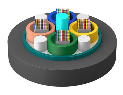 광섬유 리본 케이블 GYDTS 유선 테이프와 함께 느슨한 파이프