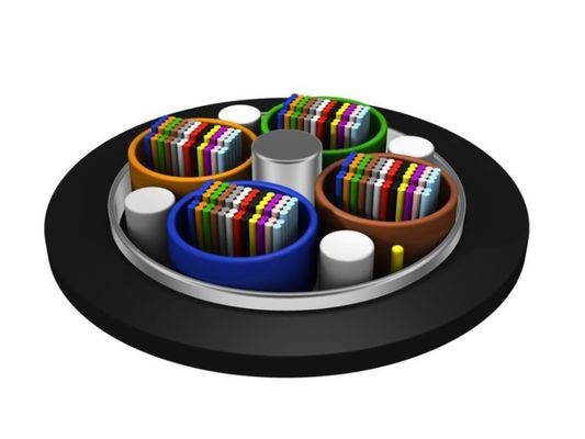 24 48 96 코어 단일 모드 외관 리본 광섬유 케이블 GYDTA GYDTS