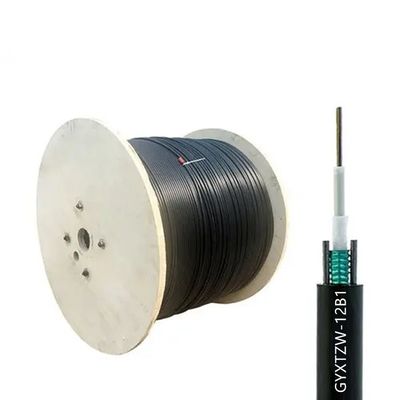 4 6 8 12 24 코어 GYXTZW 유니튜브 불 retardant 케이블 외관 광섬유 케이블 LSZH 재킷