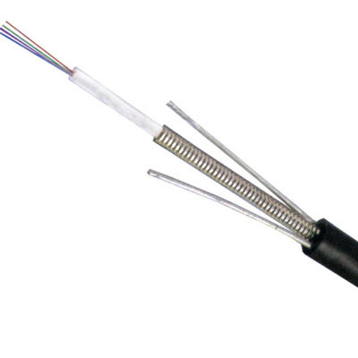 외관 도크트 공기 단일 모드 G652D 광섬유 케이블 GYXTW 장갑 2 4 6 8 12 24 코어 광섬유 케이블