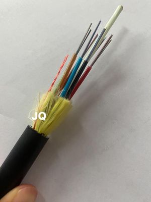 공장 가격 모든 다이 일렉트릭 자체 지원 12 24 48 코어 ADSS 단일 자켓 광섬유 케이블