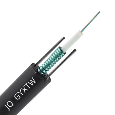 12 코어 GYXTW 야외 SM 광섬유 케이블 유니튜브 철강 테이프로 장갑 6mm 7mm 8mm 광섬유 케이블