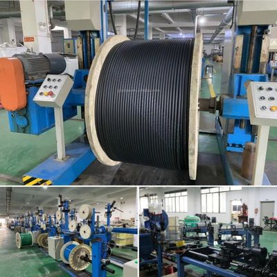 12 코어 GYXTW 야외 SM 광섬유 케이블 유니튜브 철강 테이프로 장갑 6mm 7mm 8mm 광섬유 케이블