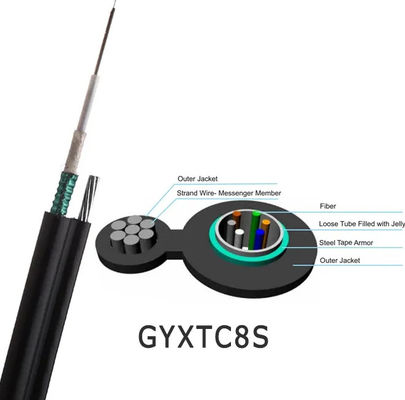 48 코어 GYTC8S 자부장 항공기 그림 8 광섬유 케이블