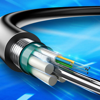 야외 48 코어 단일 모드 에어리얼 튜트 장갑 GYTA 광섬유 케이블