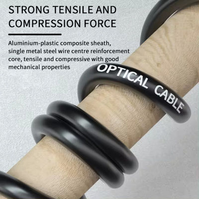 72 코어 GYFTY 젤로 채워진 비금속 강도 멤버 통신 광섬유 케이블