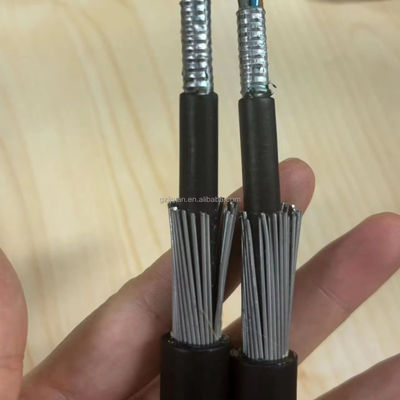 수중 광섬유 4-144 코어 잠수용 케이블 단일 모드 직접 묻힌 GYTA33 멀티 모드 압축 저항 케이블