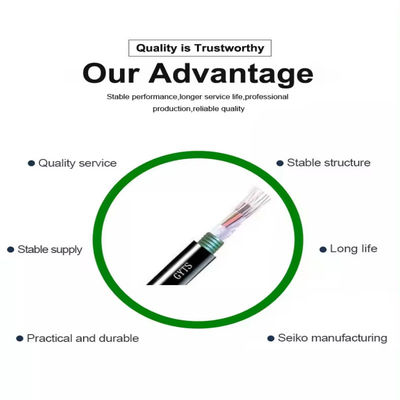 장갑 야외 12 24 48 72 96 144 코어 광섬유 케이블 GYTS GYTA 미터 당 가격 목록