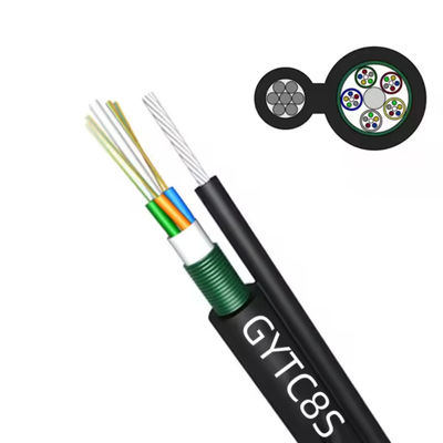 JQ 공장 외관 자부장형 도 8 케이블 타입 GYTC8S GYTC8A 60 코어 72 코어 광섬유 케이블 1km 가격