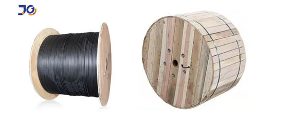 2 4 6 8 12 24 원자력 강철 실 광섬유 케이블 GYDXTW SM MM 구리 실 케이블