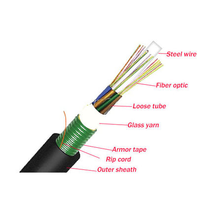 G652D 광섬유 48 코어 광섬유 케이블 GYFTY/ADSS/GYTS/GYTA53 미터 당 가격