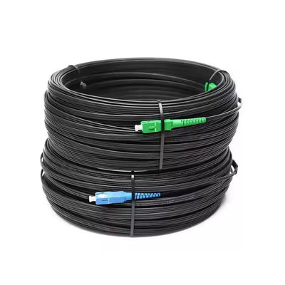 SC UPC SC APC FTTH 방울 섬유 패치 케이블 SM G657A1 G657a2 10M 30M 50M 100M 200m LSZH