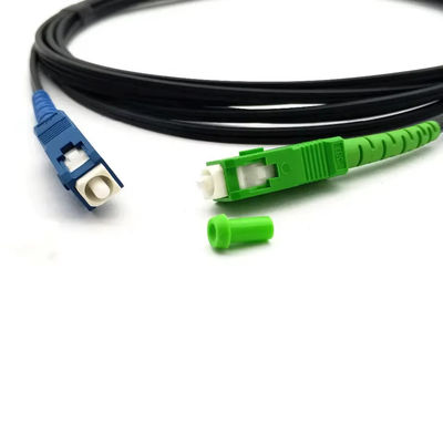 SC UPC SC APC FTTH 방울 섬유 패치 케이블 SM G657A1 G657a2 10M 30M 50M 100M 200m LSZH