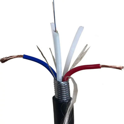 4 코어 복합 OPLC 융합 광섬유 케이블 구리 선도자