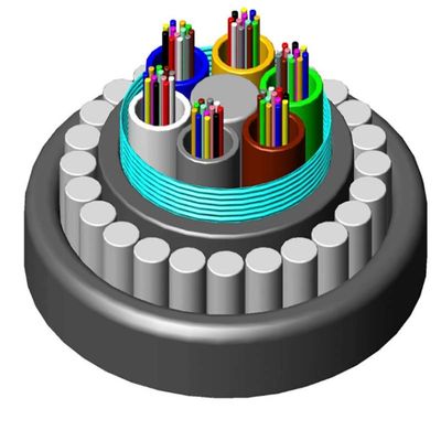 수중 직접 잠겨있는 수중 GYTA33 GYTS33 철선 장갑 광섬유 케이블
