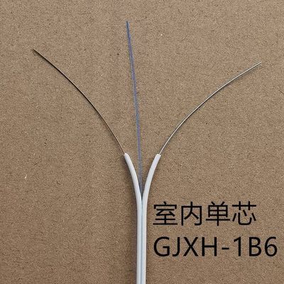 2 코어 실내 FTTH GJXH-2B6 드롭 케이블 G657A2 LSZH PVC 재킷