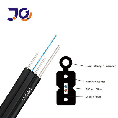 GJYXCH 야외 FTTH 광섬유 드롭 케이블 철선 메신저 자부장