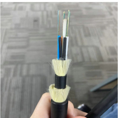 외부 다중 모드 / 단일 모드 4 8 12 24 48 코어 ADSS 광섬유 케이블