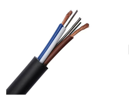 2 Copper Wire OPLC 4 Core Outdoor Optical Cable YOFC Single Mode Optical Power Composite Cable