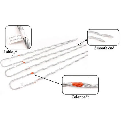 전형 텐션 클램프 가이 스트립 ADSS 케이블 액세서리 정교한 끝 가이 손잡이