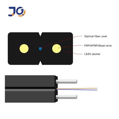 단일모드 LSZH GJXH FTTX FTTB FTTH 광 섬유용 드롭 케이블