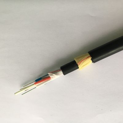 FCC 비 금속 단일 재킷 ADSS 12 Hilos ADSS 광섬유 케이블