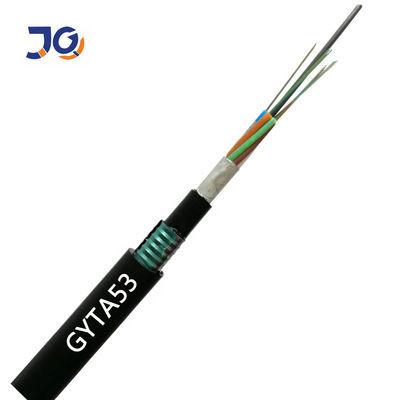 GYTA53 장갑 광섬유 케이블 – 지하 매설, 이중 자켓, 4–144 코어