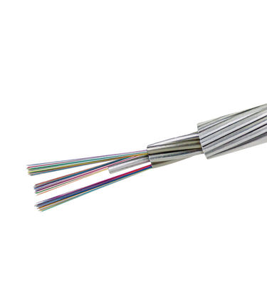 24 48 72 핵심 광복합 가공지선 500 킬로볼트 24 광섬유 케이블