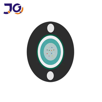 12Core 야외 6.0 밀리미터 GYFXTY는 광섬유 케이블을 평탄화합니다