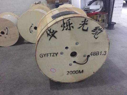 250 um GYTA 4 핵심 단일모드 옵틱 케이블 비 무장합니다